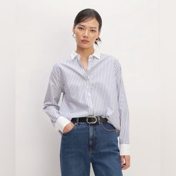 Everlane Tops - Everlane The Silky Cotton Relaxed Shirt [B-14]